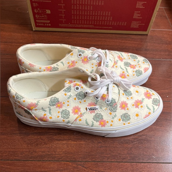 Vans Doheny Desert Floral Marshmallow Womans 10 Tan Sneaker Low Top New In Box - Picture 8 of 16